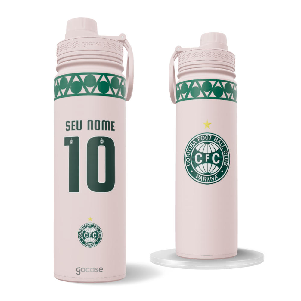 Garrafa Térmica Fresh + Ebook - Coritiba - Outubro Rosa 2025 P