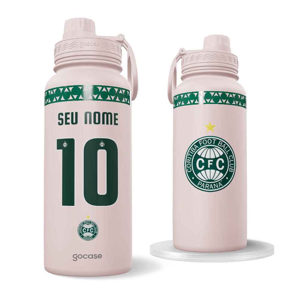 Garrafa Térmica Fresh + Ebook - Coritiba - Outubro Rosa 2025 P