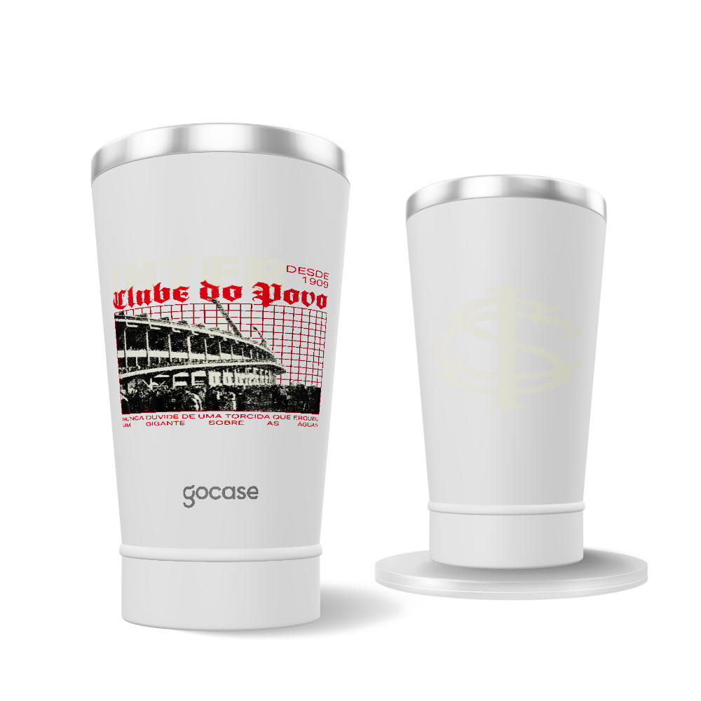 Copo Térmico Cerveja -  Internacional - Nunca Duvide