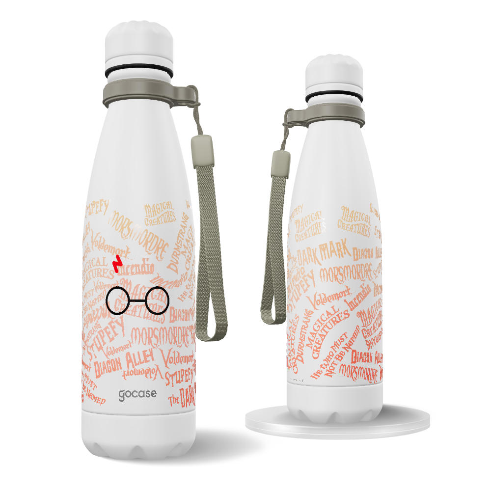 Garrafa Térmica Urban + Ebook - Harry Potter - Writing Pattern