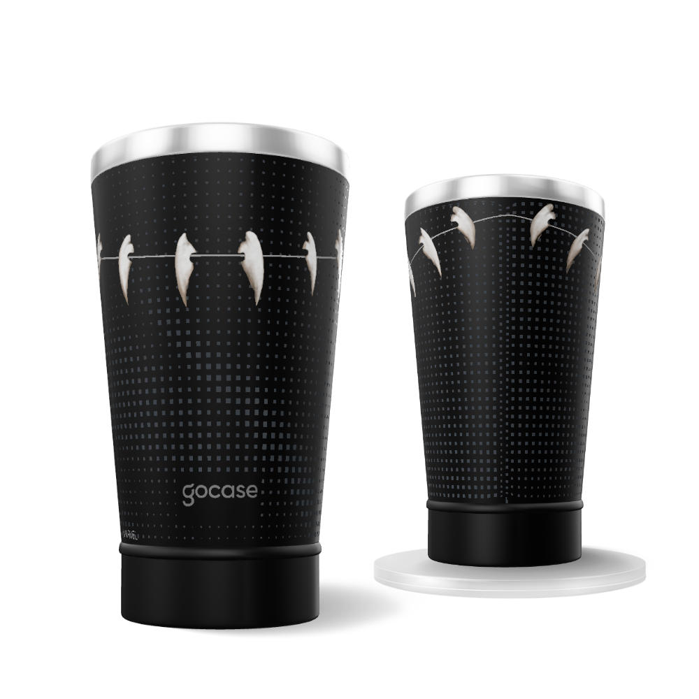 Copo Térmico + Ebook - Black Panther Style