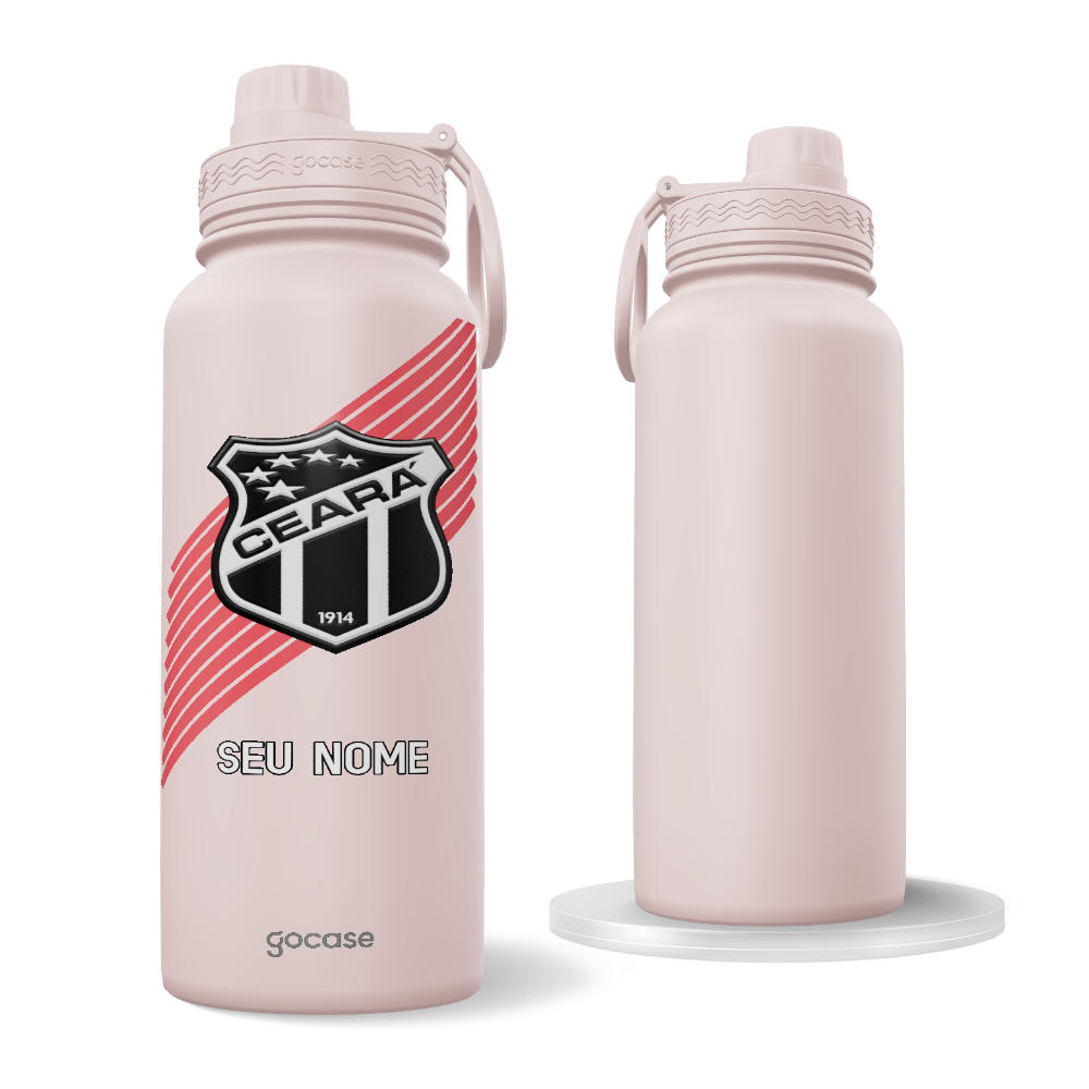 Garrafa Térmica Fresh + Ebook - Ceará -  Outubro Rosa 2025