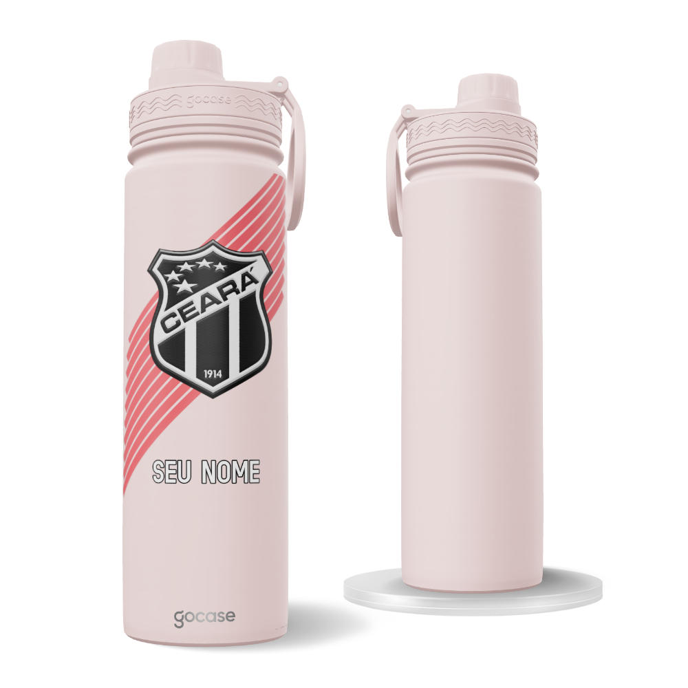 Garrafa Térmica Fresh + Ebook - Ceará -  Outubro Rosa 2025