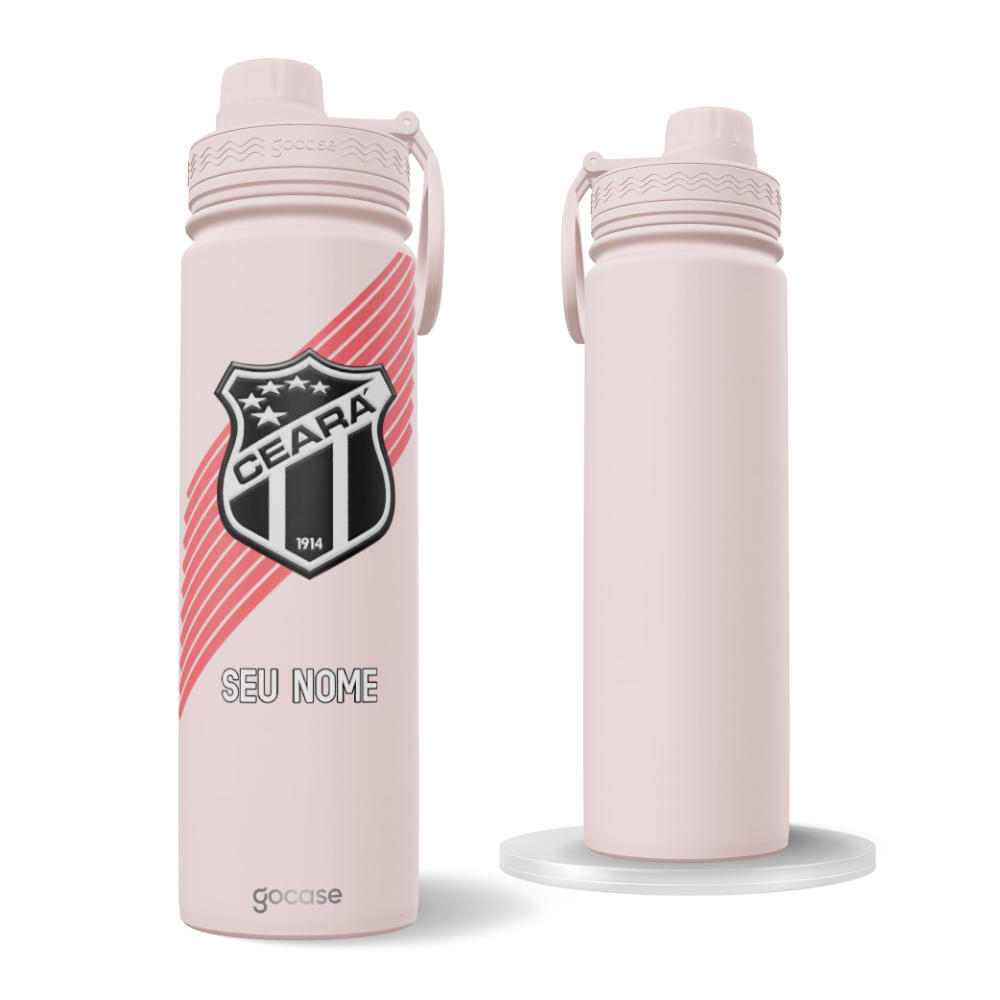 Garrafa Térmica Fresh + Ebook - Ceará -  Outubro Rosa 2025