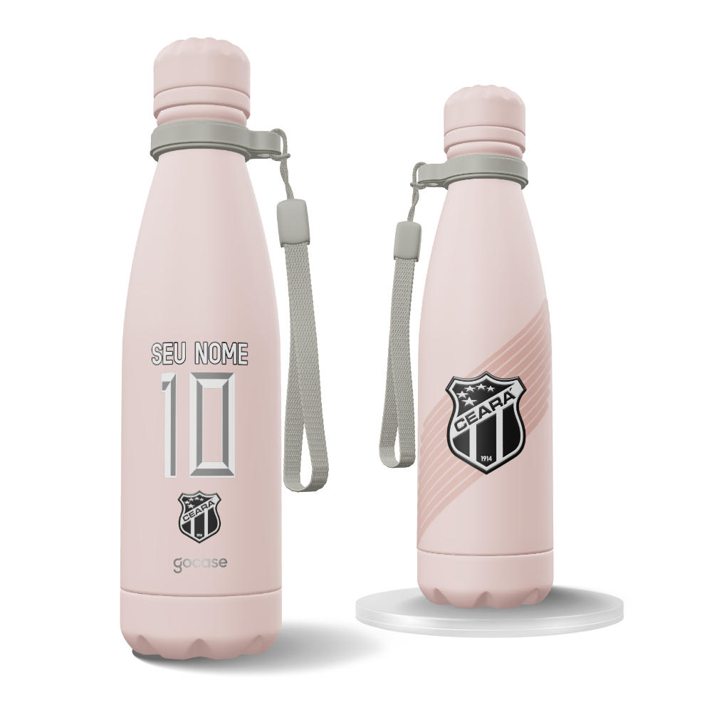 Garrafa Térmica Urban + Ebook -  Ceará -  Outubro Rosa 2025 P