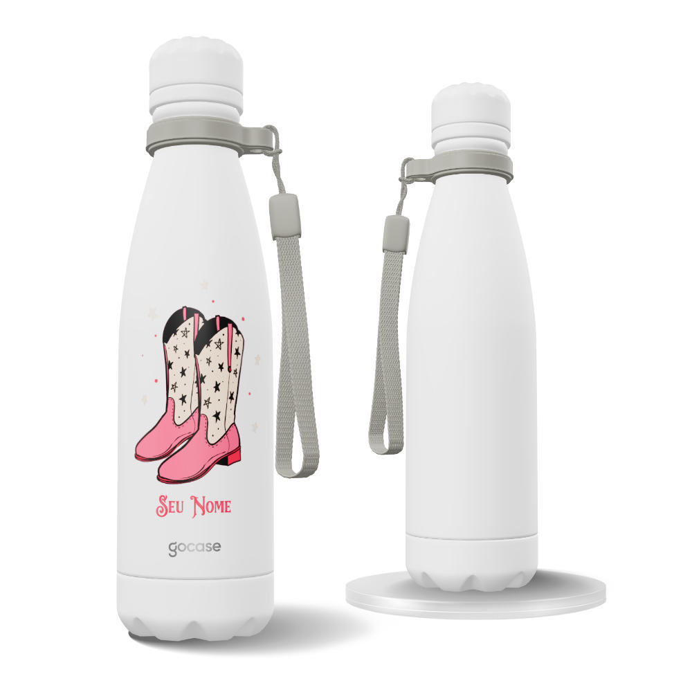 Garrafa Térmica Urban + Ebook - Boots com Seu Nome