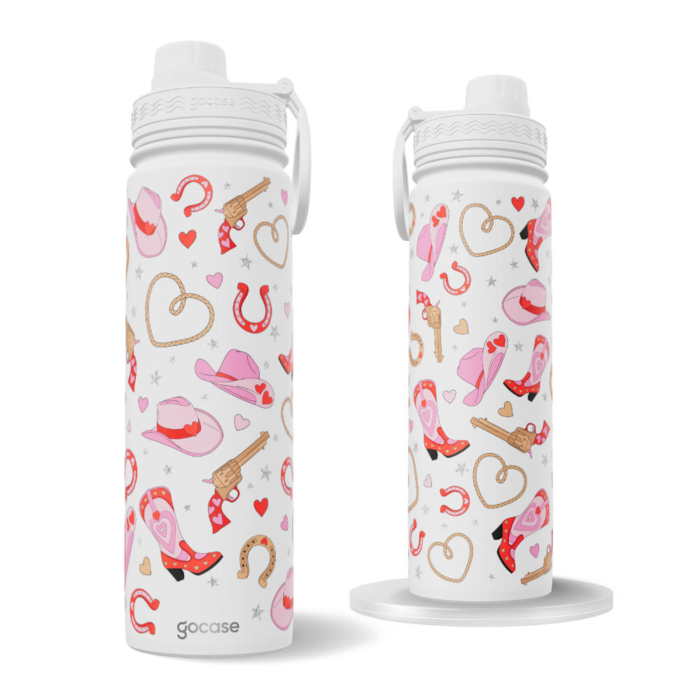 Garrafa Térmica Fresh + Ebook - Cowgirl Aesthetic