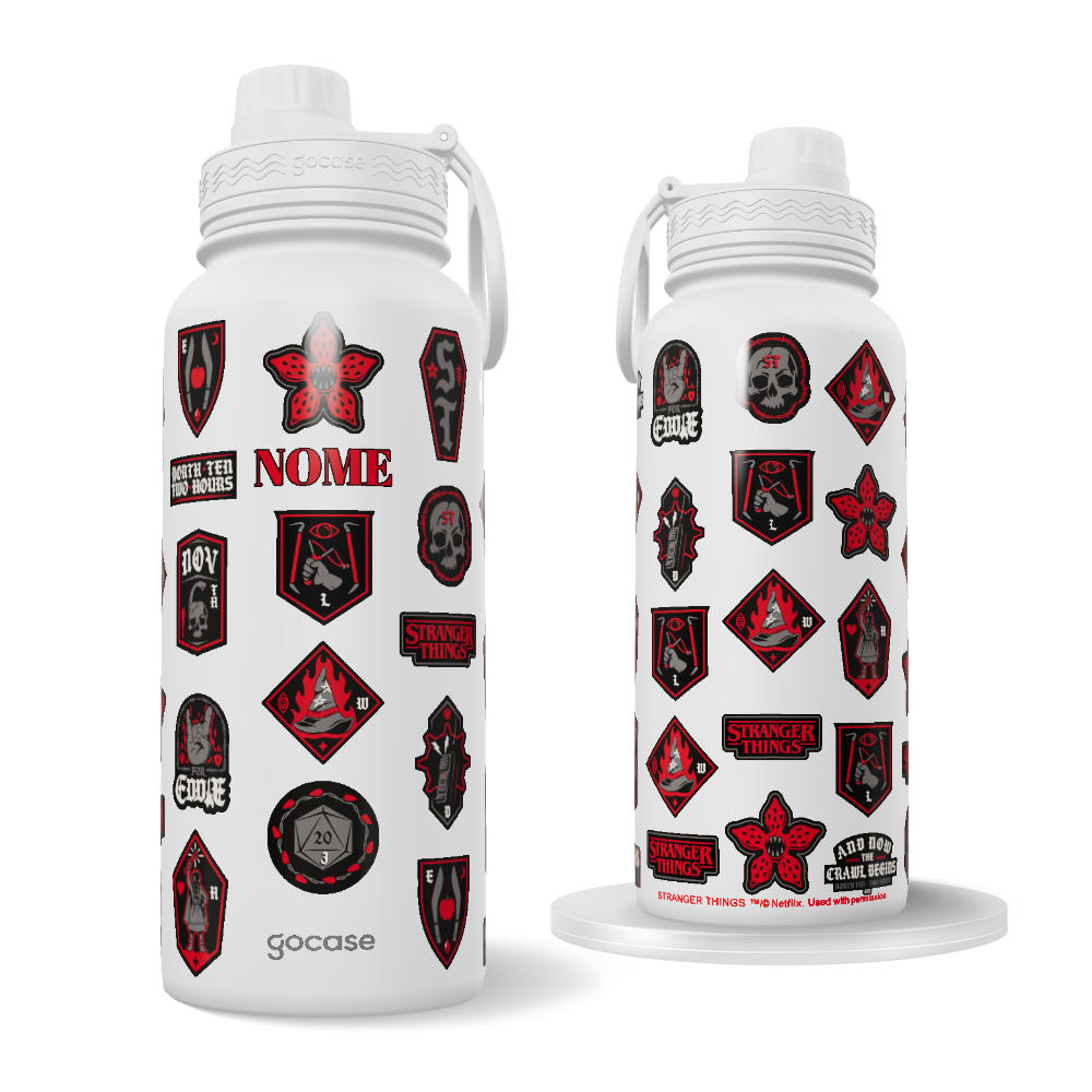 Garrafa Térmica Fresh -  Stranger Things - RPG Stickers