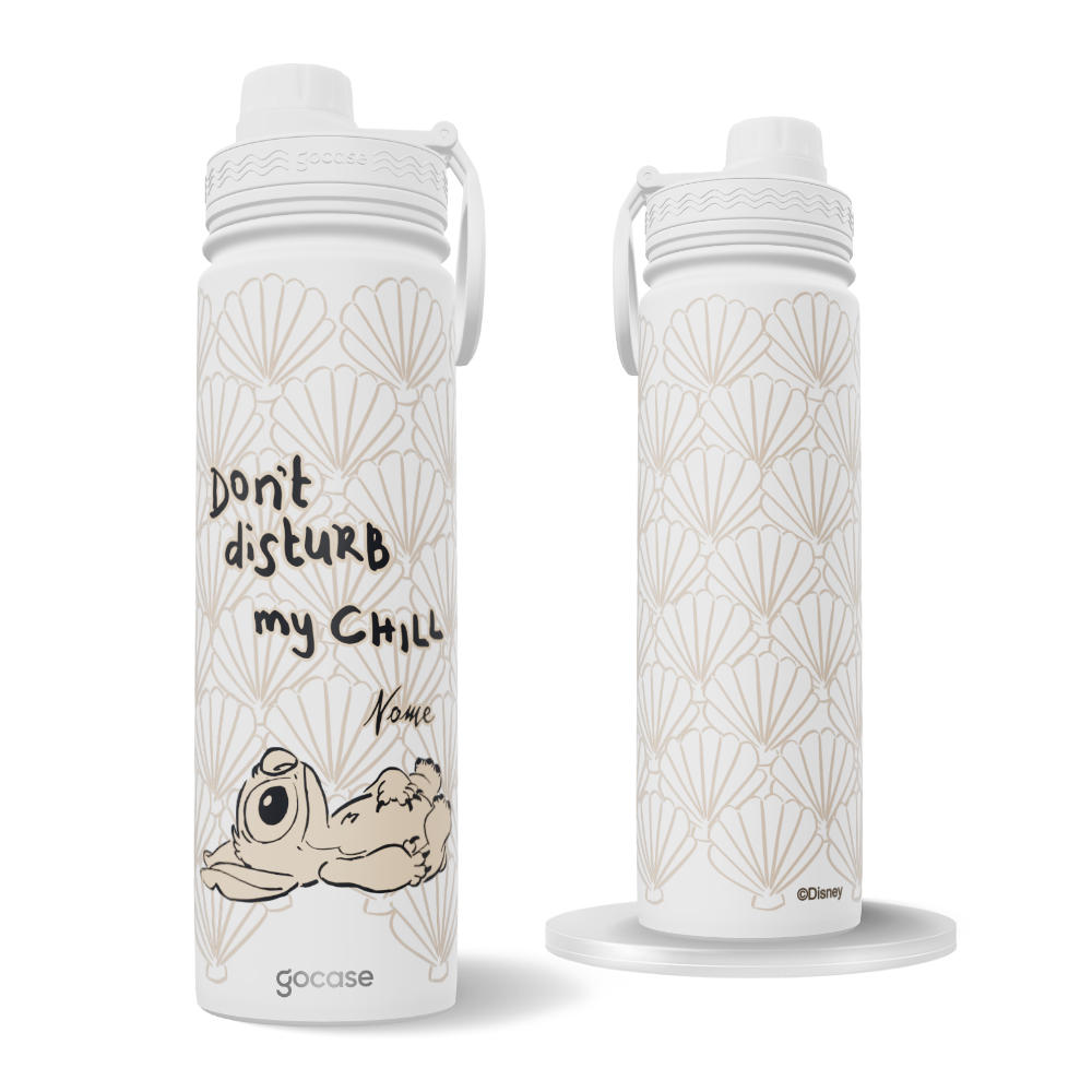 Garrafa Térmica Fresh + Ebook - Lilo & Stitch - Don't Disrturb My Chill