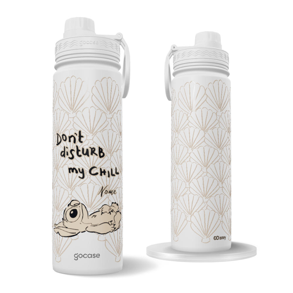 Garrafa Térmica Fresh + Ebook - Lilo & Stitch - Don't Disrturb My Chill