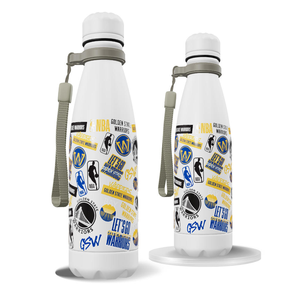 Garrafa Térmica Urban + Ebook - Golden State Warriors - Colagem Garrafa Térmica Urban + Ebook - Golden State Warriors - Colagem