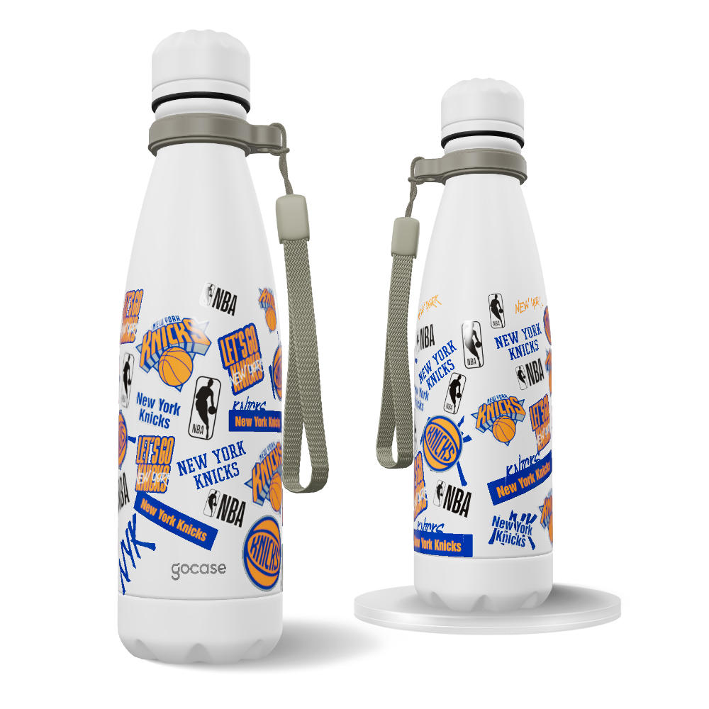 Garrafa Térmica Urban + Ebook - New York Knicks - Colagem Garrafa Térmica Urban + Ebook - New York Knicks - Colagem