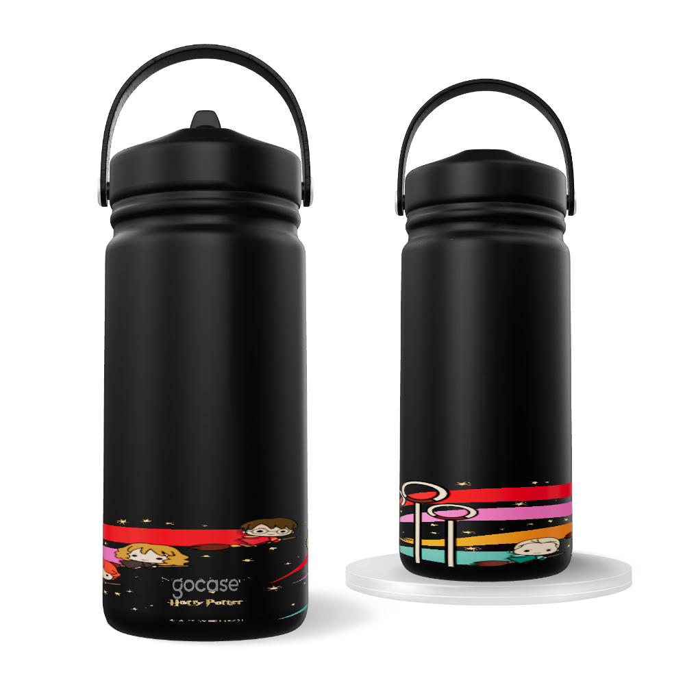 Garrafa Térmica Mini - Harry Potter - Paleta Quadribol 360º