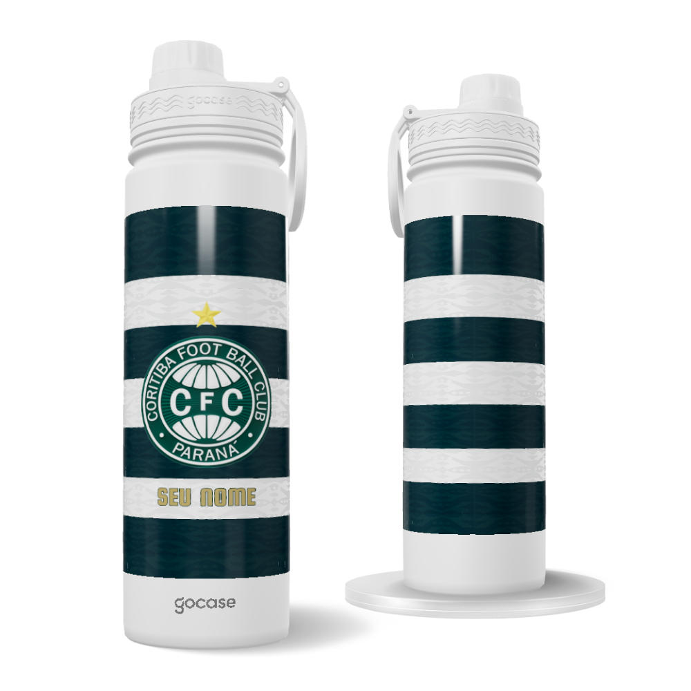 Garrafa Térmica Fresh + Ebook -  Coritiba - Uniforme 3 2025