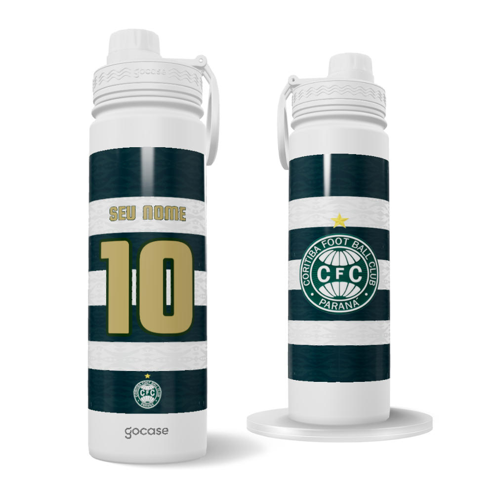 Garrafa Térmica Fresh + Ebook -  Coritiba - Uniforme 3 2025 P