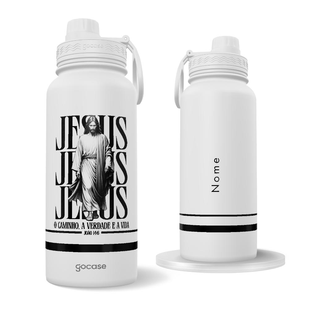 Garrafa Térmica Fresh -  Jesus - O Caminho, A Verdade e A Vida