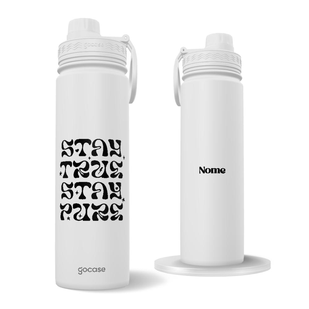 Garrafa Térmica Fresh + Ebook - Stay True, Stay Pure