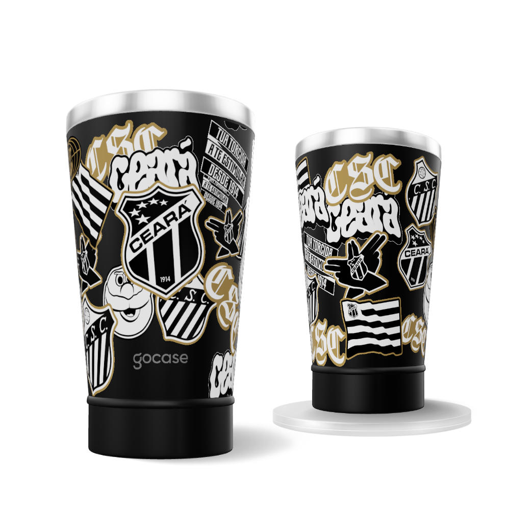 Copo Térmico Cerveja + Ebook - Ceará - Soft Stickers
