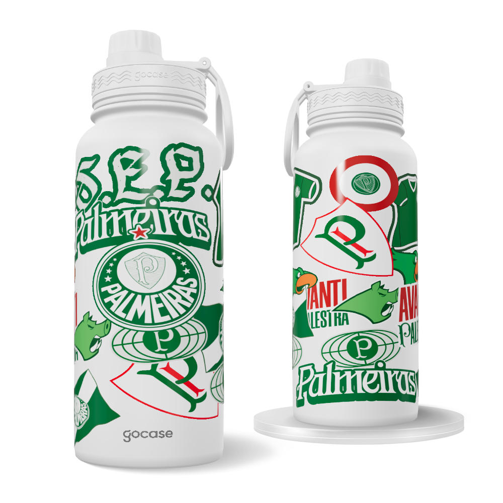 Garrafa Térmica Fresh -  Palmeiras - Soft Stickers