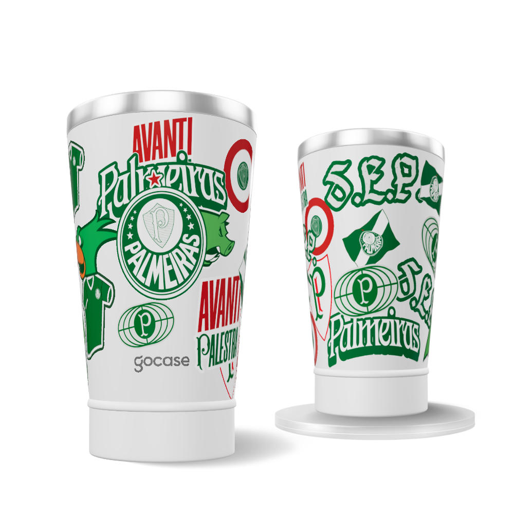 Copo Térmico Cerveja - Palmeiras - Soft Stickers