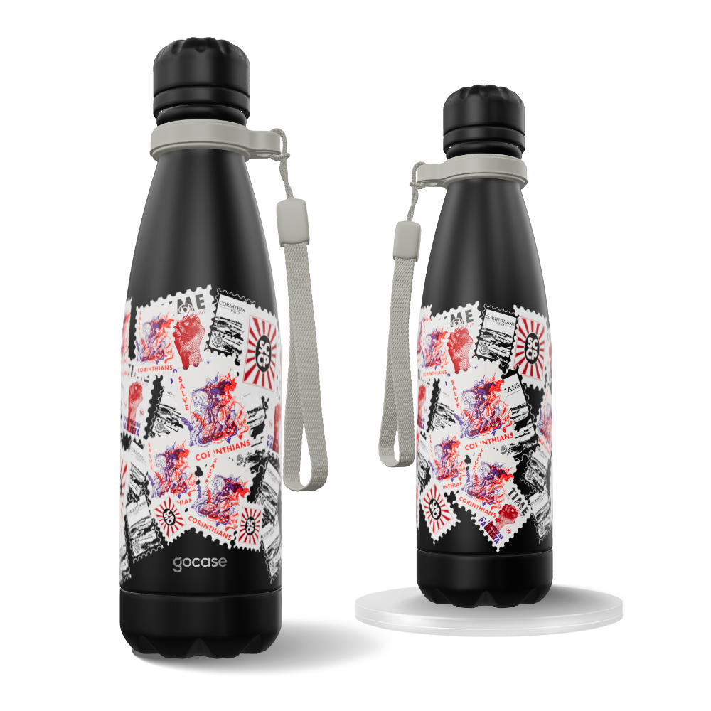 Garrafa Térmica Urban + Ebook - Corinthians - Postal Stamps