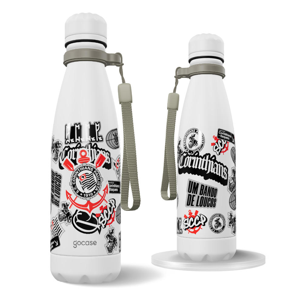 Garrafa Térmica Urban - Corinthians  - Soft Stickers