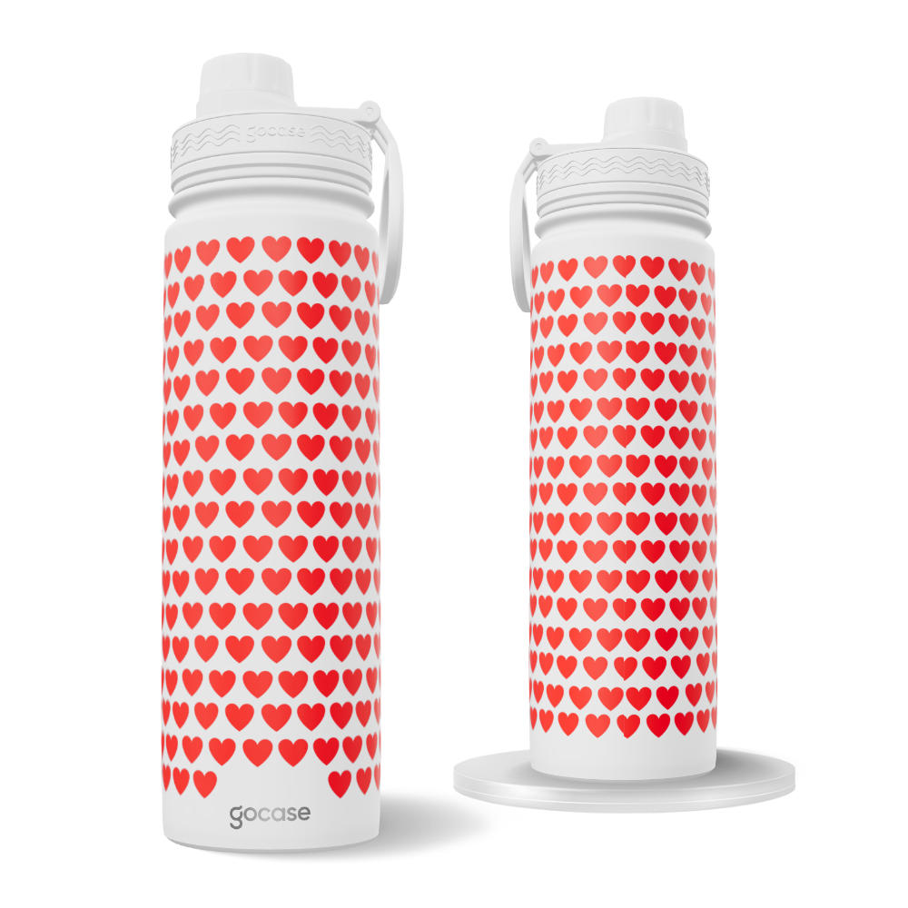 Garrafa Térmica Fresh + Ebook - Grid Hearts