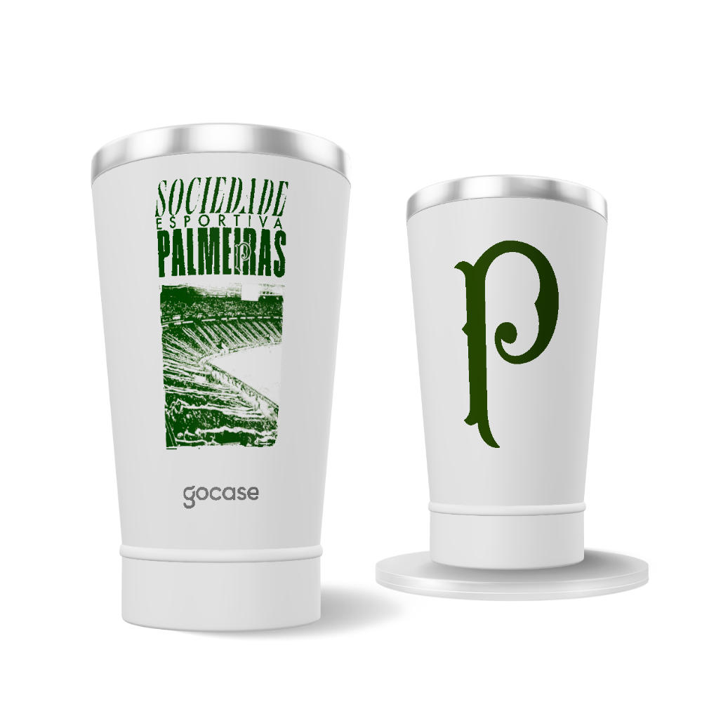 Copo Térmico Cerveja + Ebook - Palmeiras - Parque Palestra