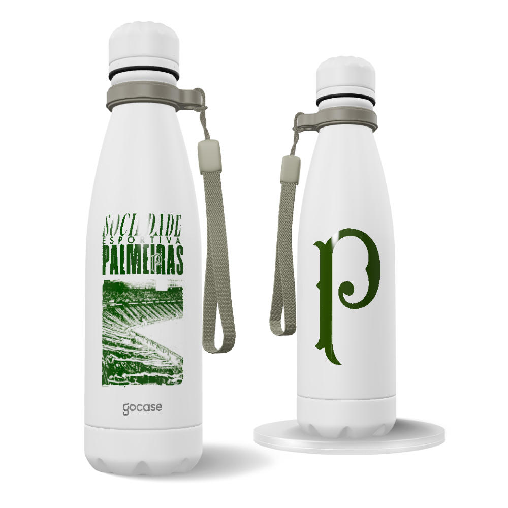 Garrafa Térmica Urban + Ebook - Palmeiras - Parque Palestra