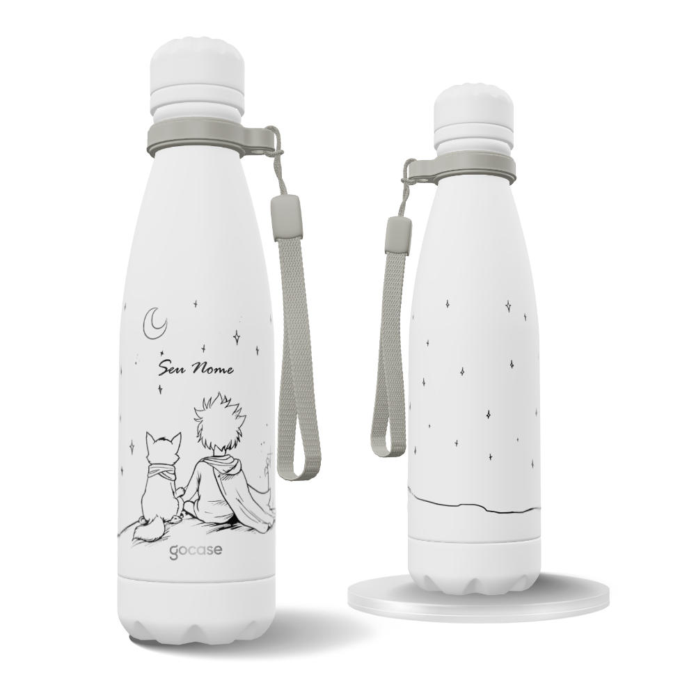 Garrafa Térmica Urban + Ebook - Pequeno Príncipe Sketch