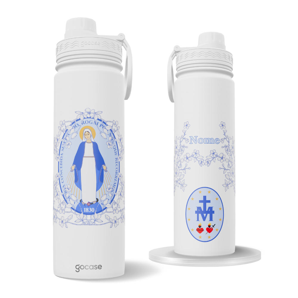 Garrafa Térmica Fresh + Ebook - N. Sra. das Graças