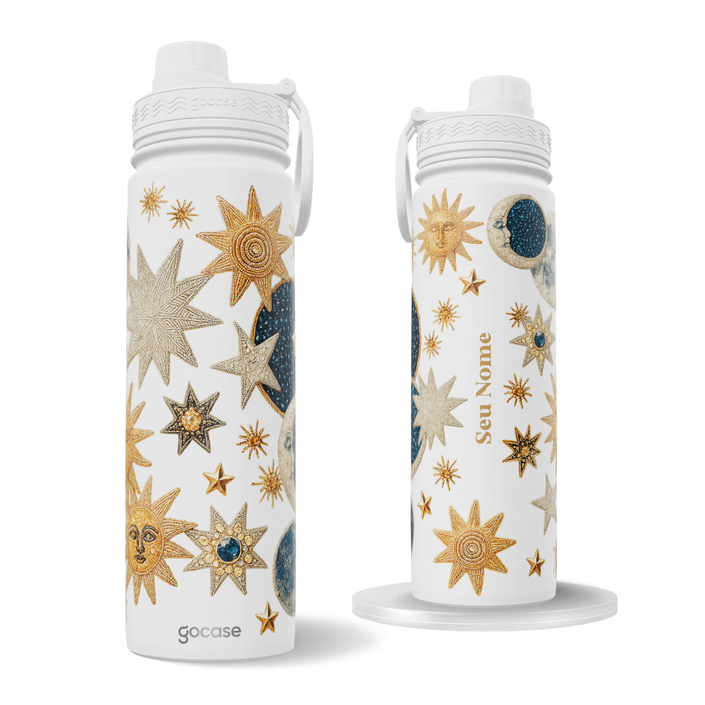 Garrafa Térmica Fresh + Ebook - Céu Místico