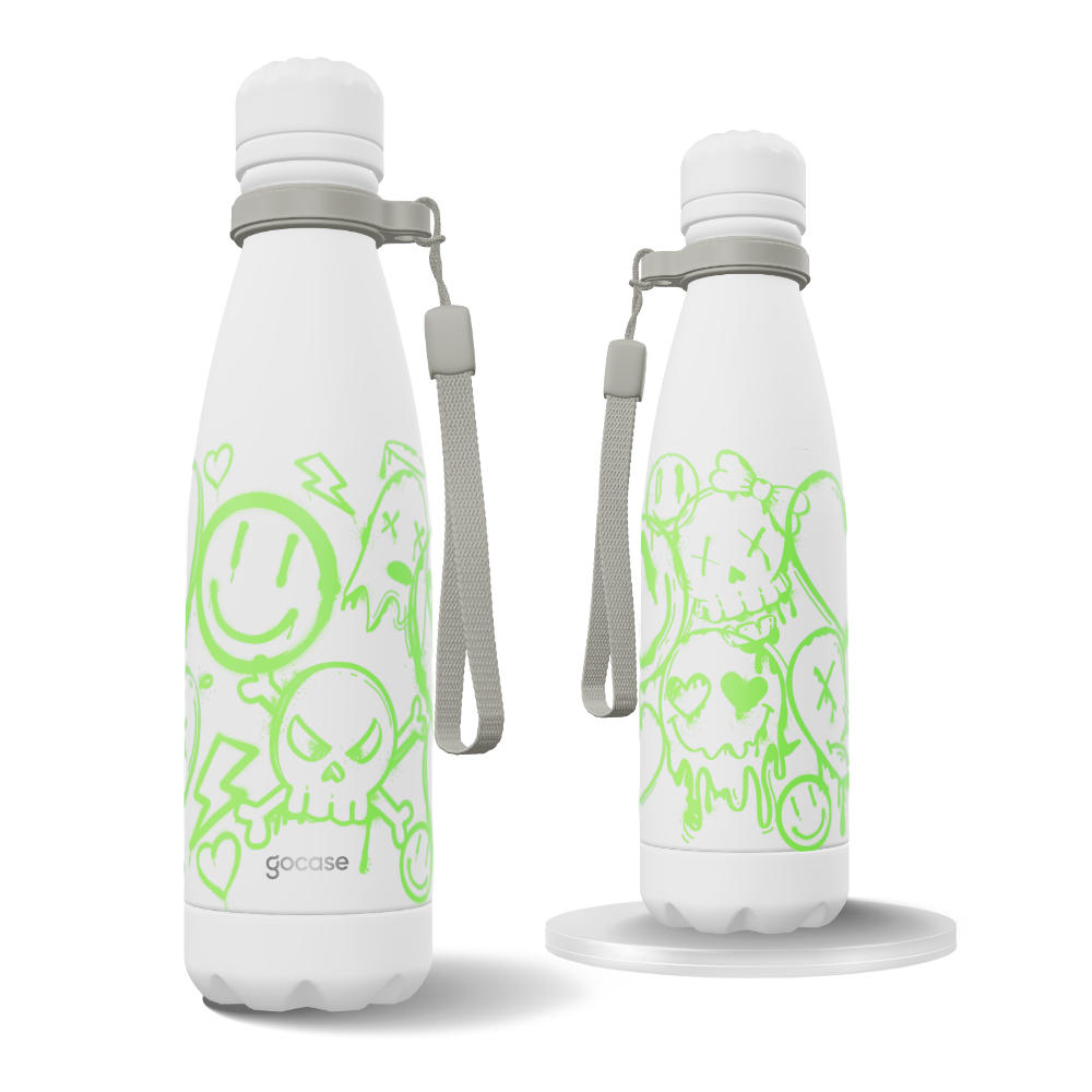 Garrafa Térmica Urban + Ebook - Grafitti Vibes