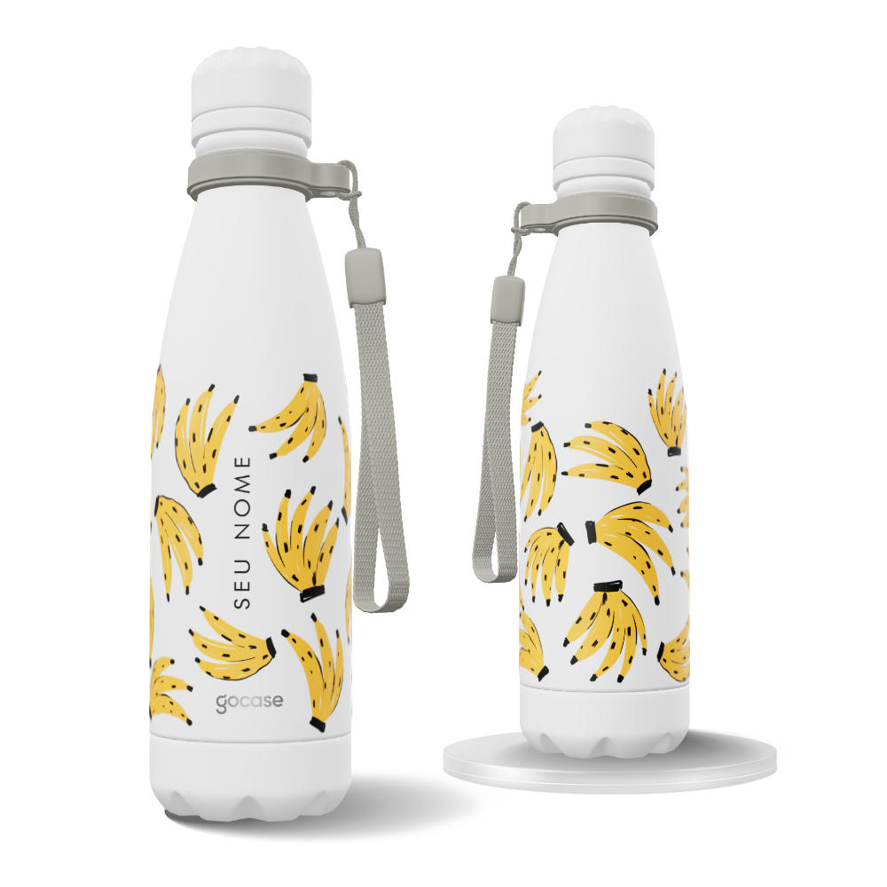 Garrafa Térmica Urban + Ebook - Banana Nanica Customizável