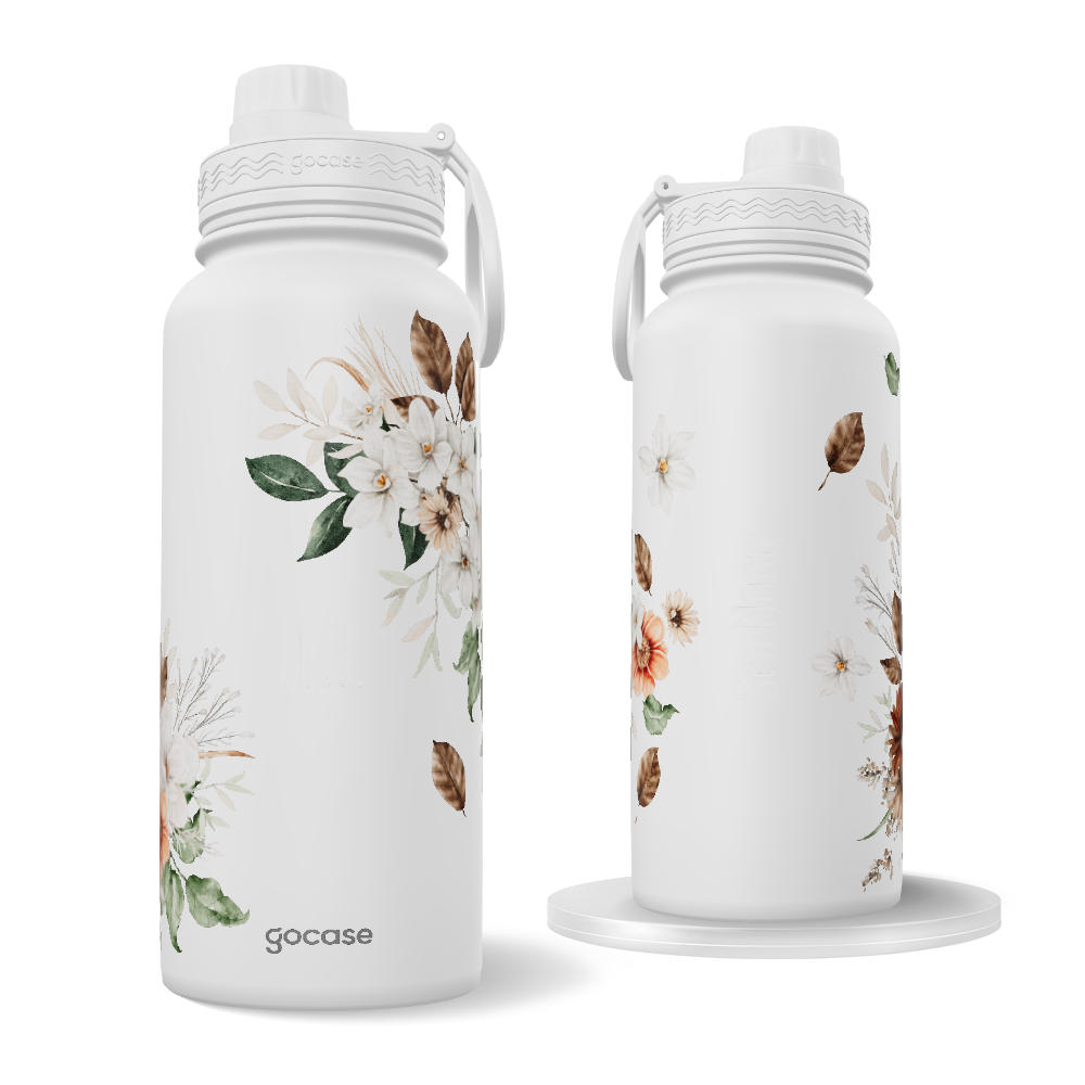 Garrafa Térmica Fresh - Floral de Outono