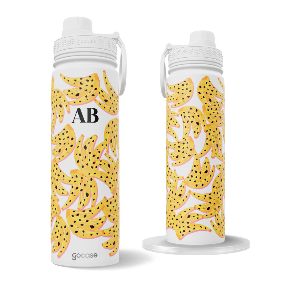 Garrafa Térmica Fresh + Ebook - Bananas da Terra