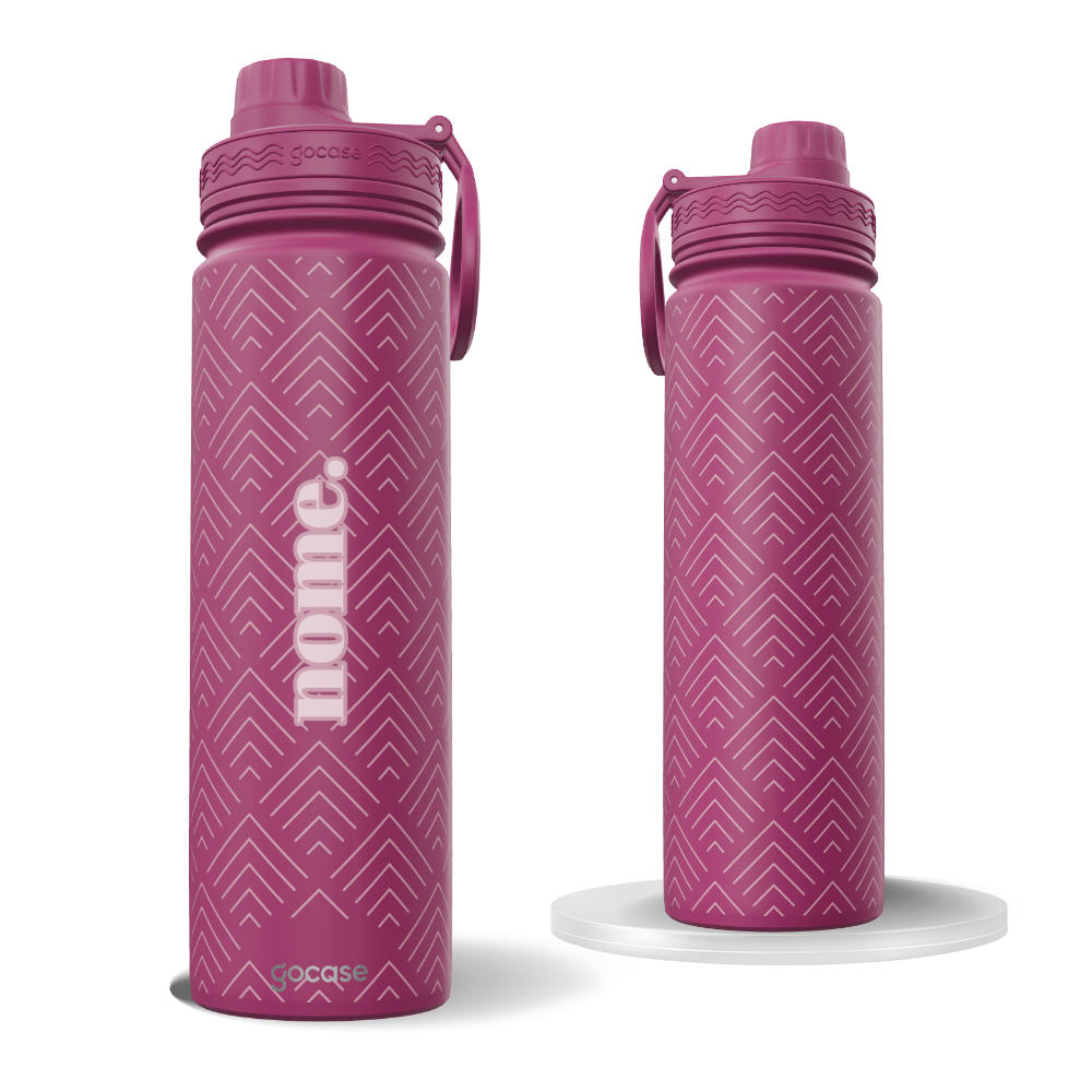 Garrafa Térmica Fresh + Ebook - Modern Pattern Wine