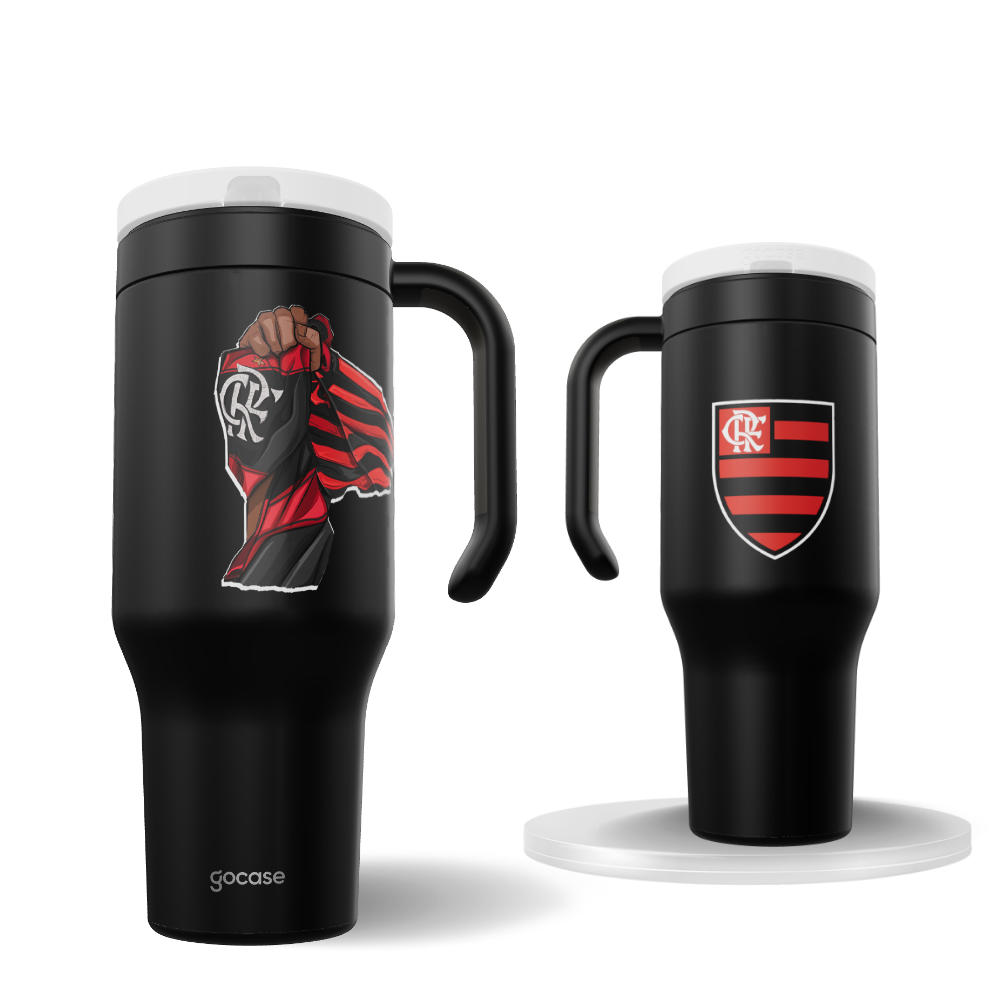 Copo Térmico Life -  Flamengo - Contra o Racismo