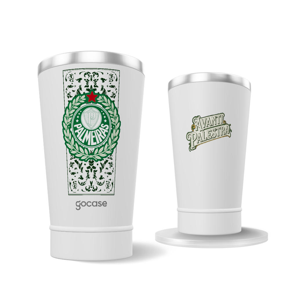 Copo Térmico Cerveja + Ebook - Palmeiras - Raizes Palestra