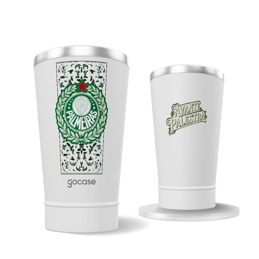 Copo Térmico Cerveja + Ebook - Palmeiras - Raizes Palestra