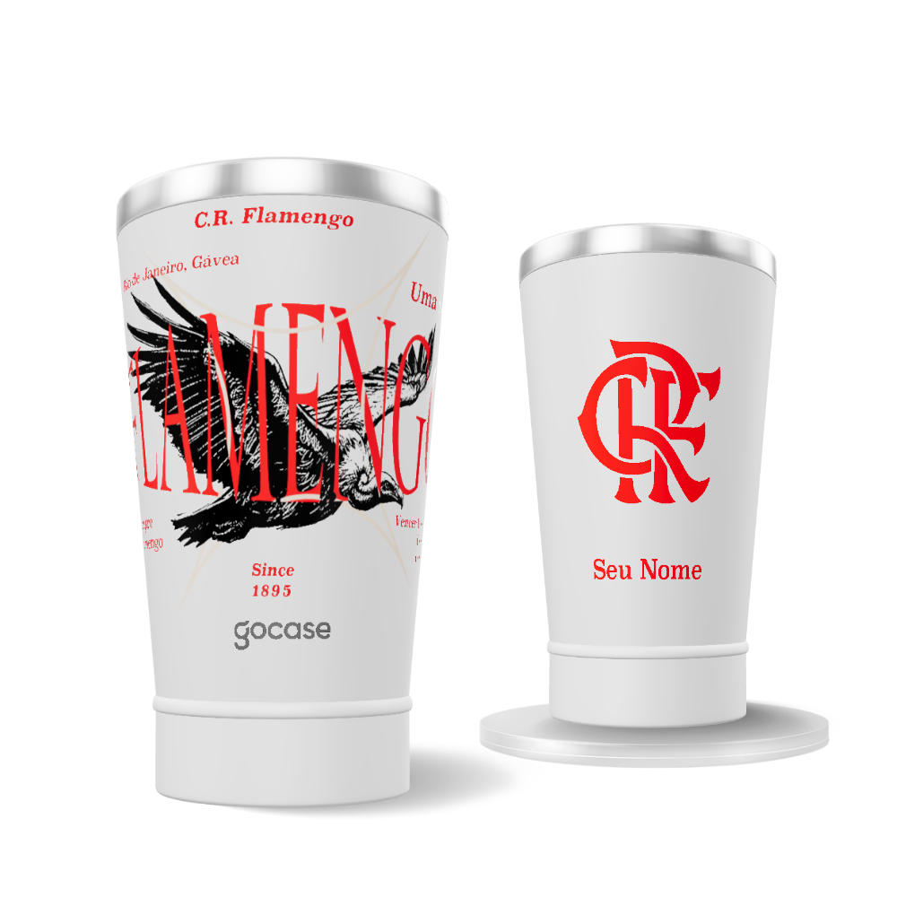 Copo Térmico + Ebook - Flamengo - Urubu Limiar