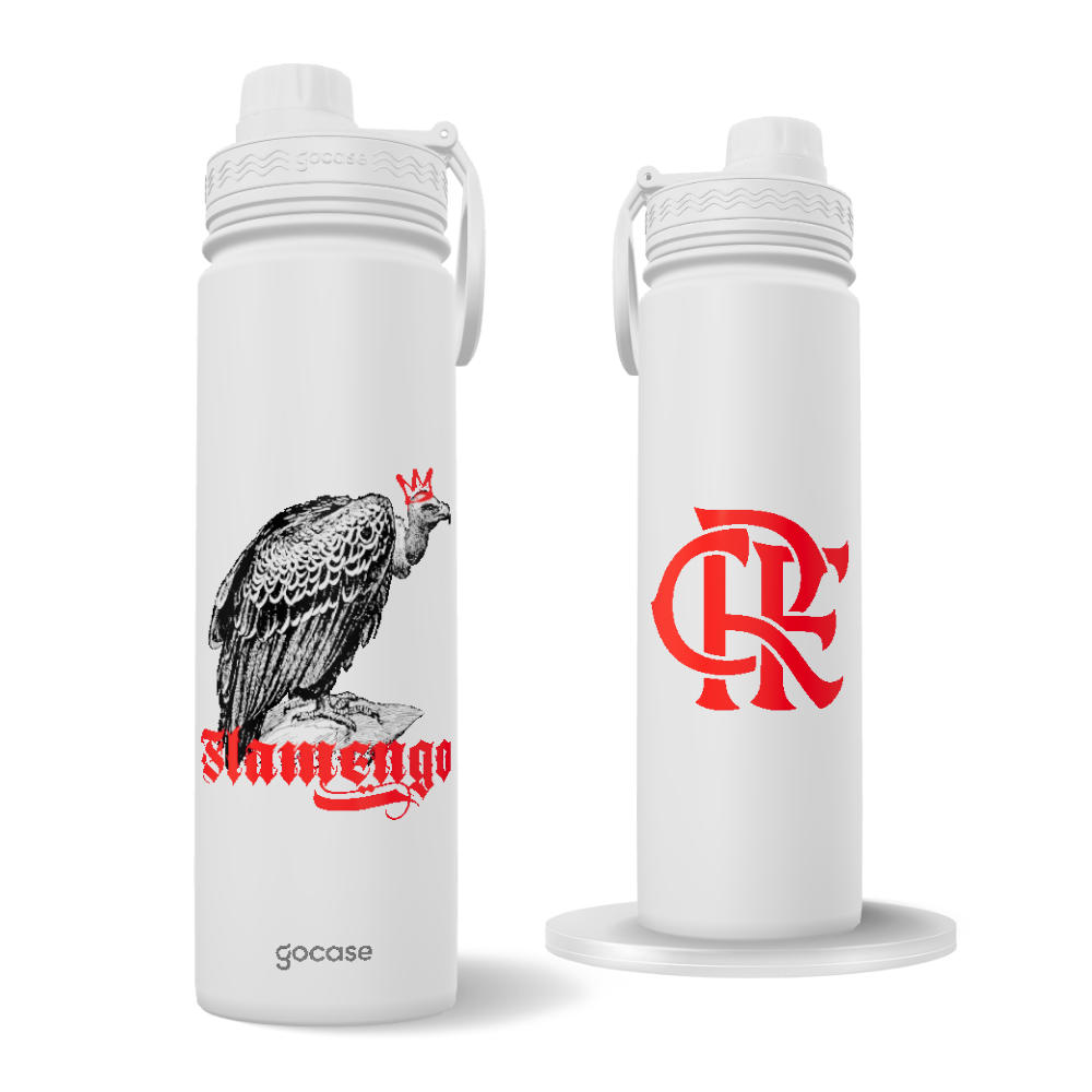 Garrafa Térmica Fresh + Ebook - Flamengo - Urubu Vulture