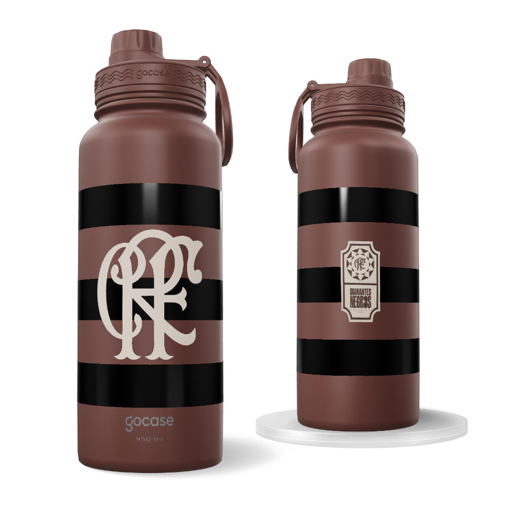 Garrafa Térmica Fresh + Ebook - Flamengo - Consciência Negra 2025