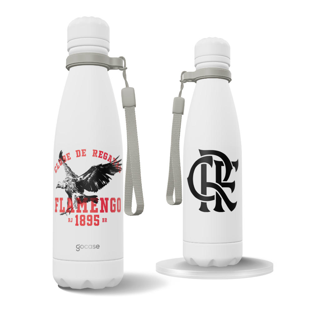 Garrafa Térmica Urban + Ebook - Flamengo - Urubu College