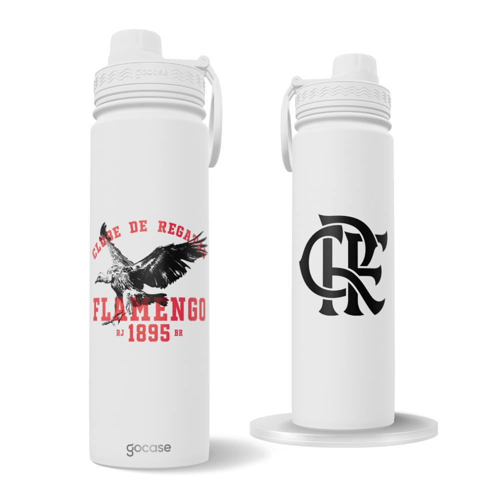 Garrafa Térmica Fresh + Ebook - Flamengo - Urubu College