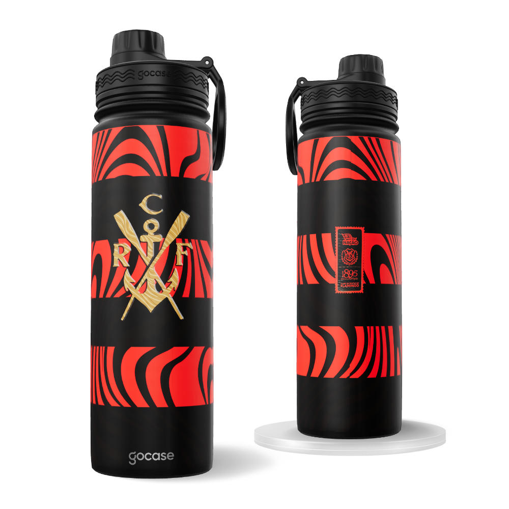 Garrafa Térmica Fresh + Ebook - Flamengo - Pherusa