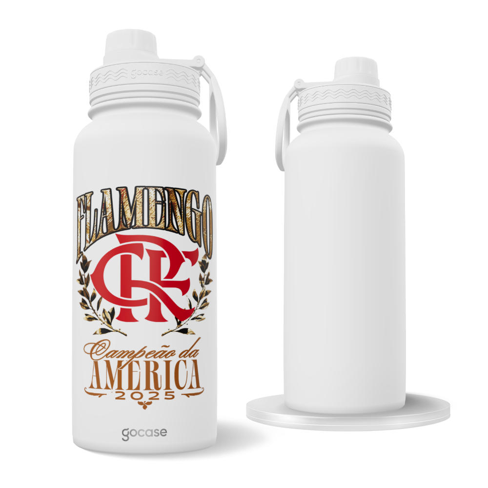 Garrafa Térmica Fresh - Flamengo - Campeão da América 2025