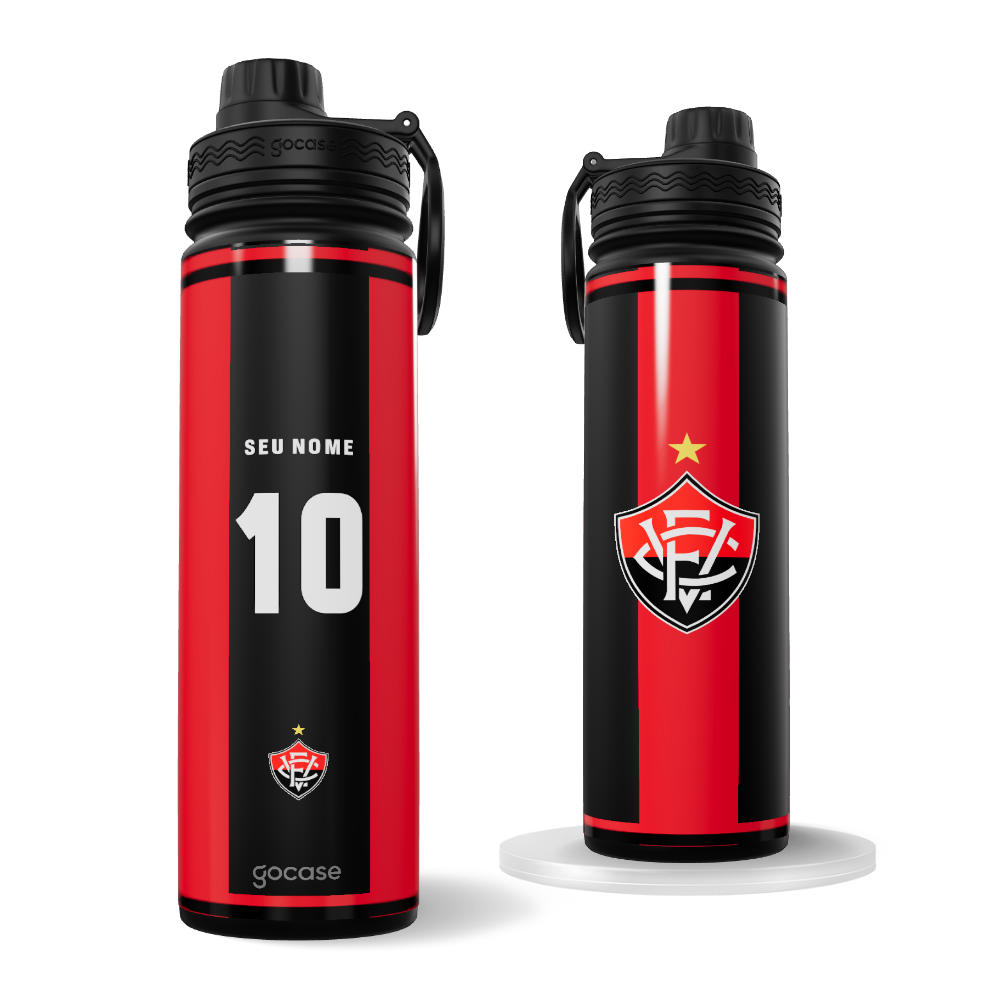 Garrafa Térmica Fresh + Ebook - Vitória - Uniforme 2 - 2024 Personalizado