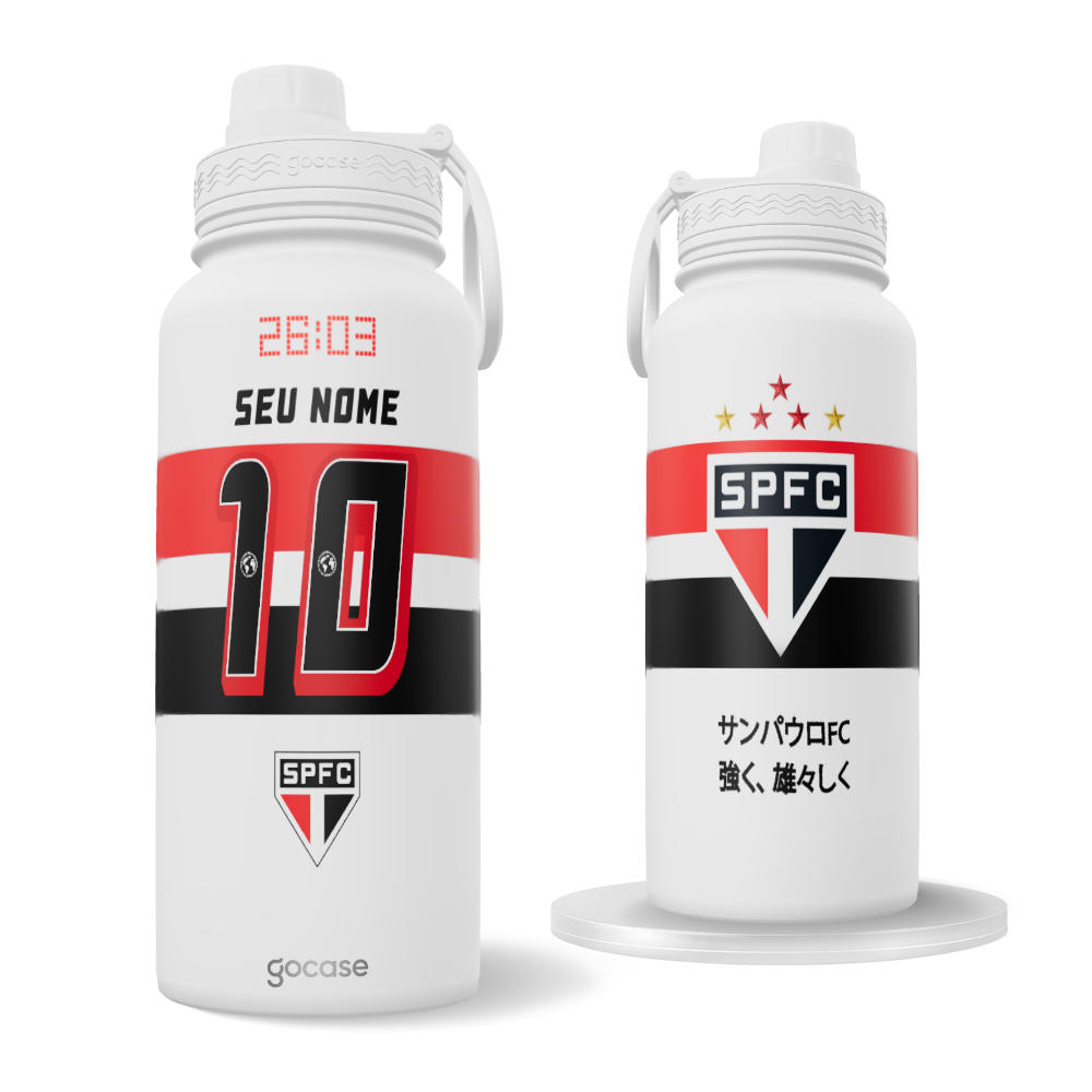 Garrafa Térmica Mini - São Paulo - Uniforme 1 2025 P