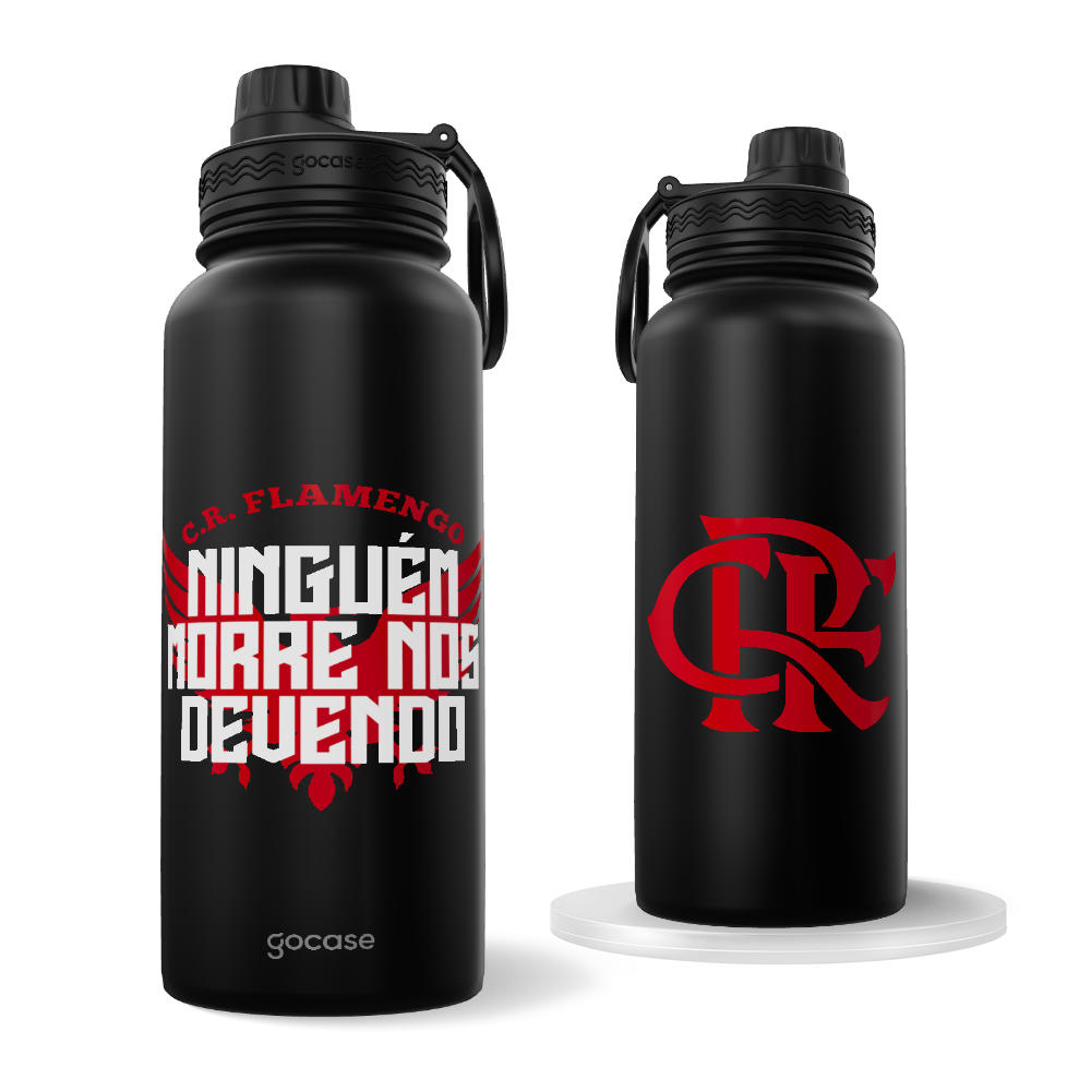 Garrafa Térmica Fresh - Flamengo - Ninguém Morre Nos Devendo